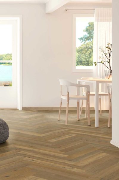 San Marino Oak Herringbone Wood Flooring