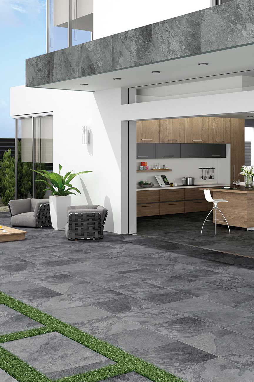 Axis Black 20mm Outdoor Tiles Tile And Wood Flooring